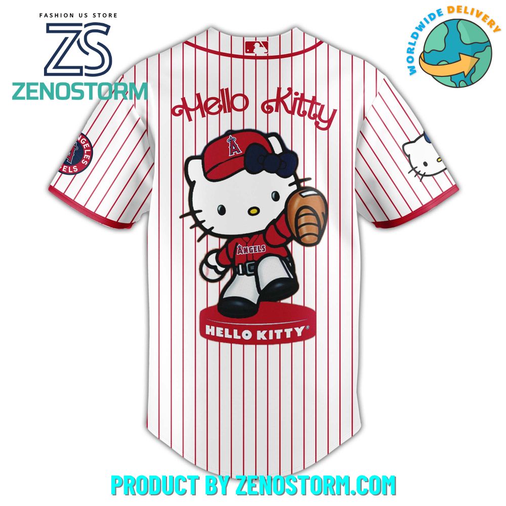Los Angeles Angels MLB x Hello Kitty Night Jersey 2025 Los Angeles Angels MLB x Hello Kitty Night Jersey 2025