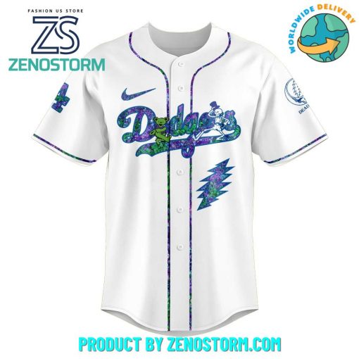 Los Angeles Dodgers MLB x Grateful Dead Night Jersey 2025