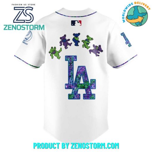 Los Angeles Dodgers MLB x Grateful Dead Night Jersey 2025