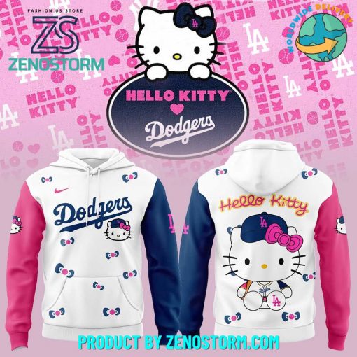 Los Angeles Dodgers MLB x Hello Kitty New Hoodie Set 2025