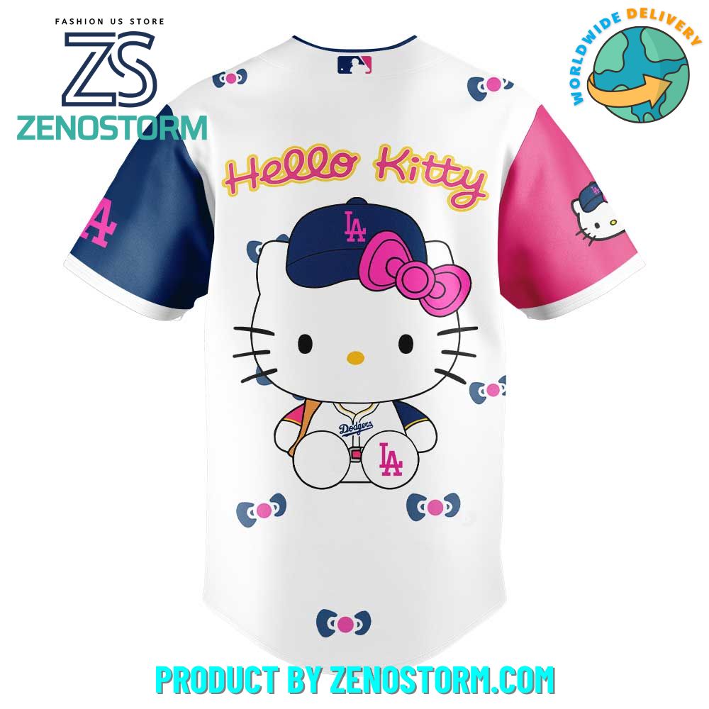Los Angeles Dodgers MLB x Hello Kitty New Jersey 2025 Los Angeles Dodgers MLB x Hello Kitty New Jersey 2025