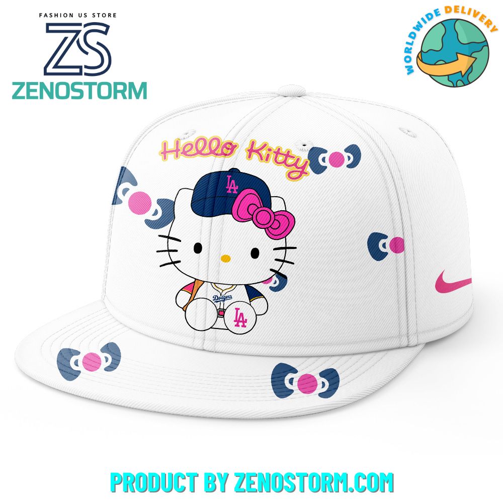 Los Angeles Dodgers MLB x Hello Kitty New Snapback 2025 Los Angeles Dodgers MLB x Hello Kitty New Snapback 2025
