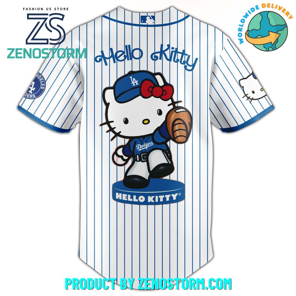 Los Angeles Dodgers MLB x Hello Kitty Night Jersey 2025 Los Angeles Dodgers MLB x Hello Kitty Night Jersey 2025