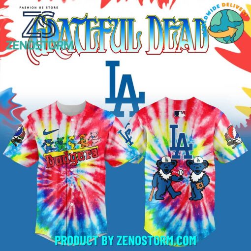 Los Angeles Dodgers x Grateful Dead New Baseball Jersey