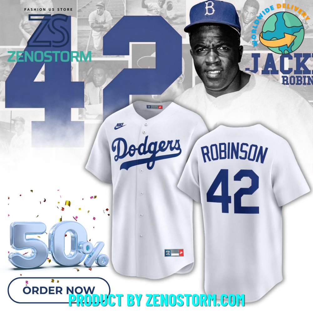 Los Angeles Dodgers x Jackie Robinson The Legacy And The Legend Jersey Los Angeles Dodgers x Jackie Robinson The Legacy And The Legend Jersey