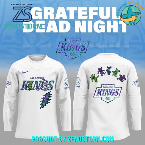 Los Angeles Kings NHL x Grateful Dead Night 2025 Jersey