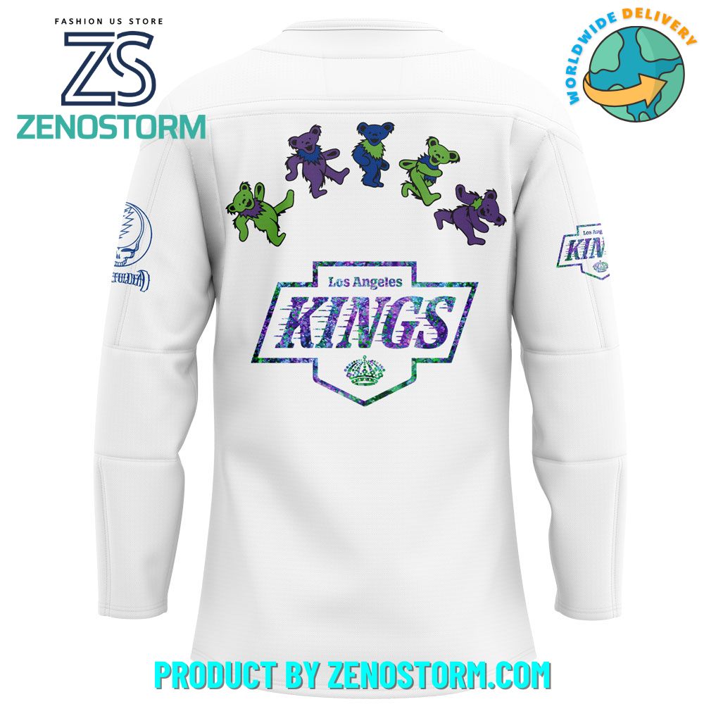 Los Angeles Kings NHL x Grateful Dead Night 2025 Jersey Los Angeles Kings NHL x Grateful Dead Night 2025 Jersey