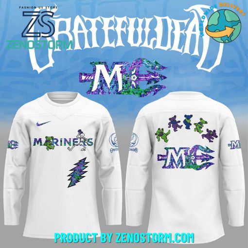 Maine Mariners x Grateful Dead Night 2025 Hockey Jersey