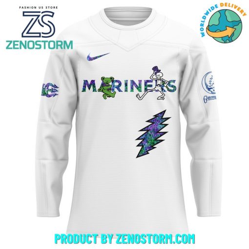 Maine Mariners x Grateful Dead Night 2025 Hockey Jersey