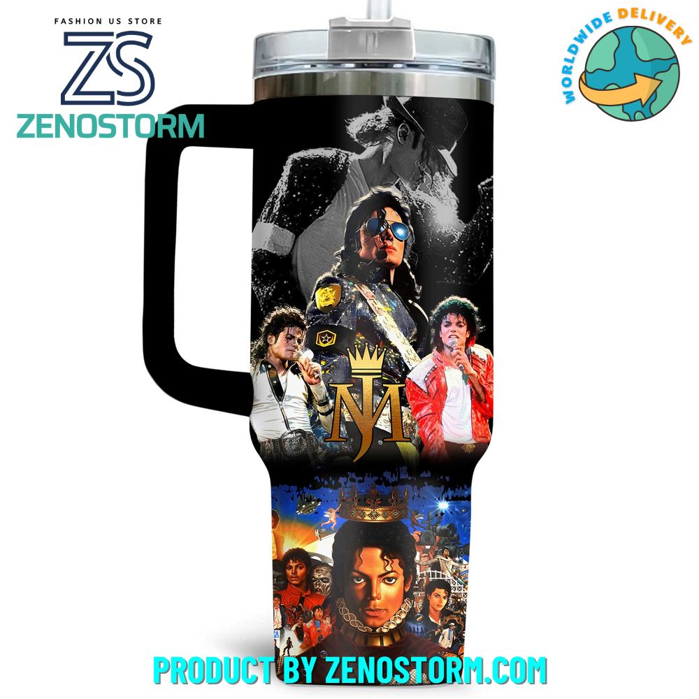 Michael Jackson Moonwalk-Approved 40oz Stanley Tumbler Michael Jackson Moonwalk-Approved 40oz Stanley Tumbler