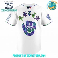 Milwaukee Brewers MLB x Grateful Dead Night Jersey 2025