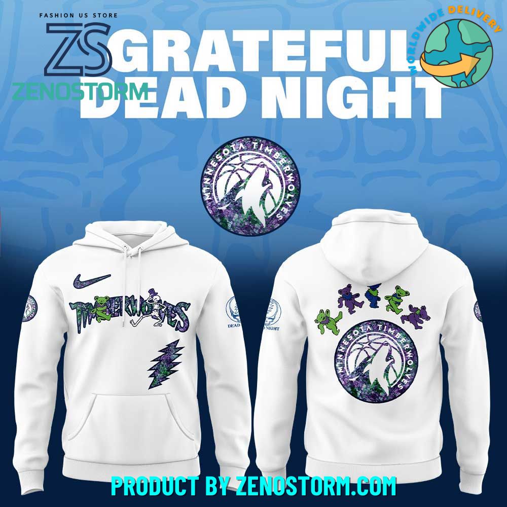 Minnesota Timberwolves NBA x Grateful Dead Night 2025 Hoodie Set Minnesota Timberwolves NBA x Grateful Dead Night 2025 Hoodie Set
