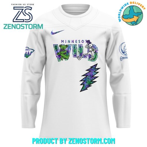 Minnesota Wild NHL x Grateful Dead Night 2025 Jersey