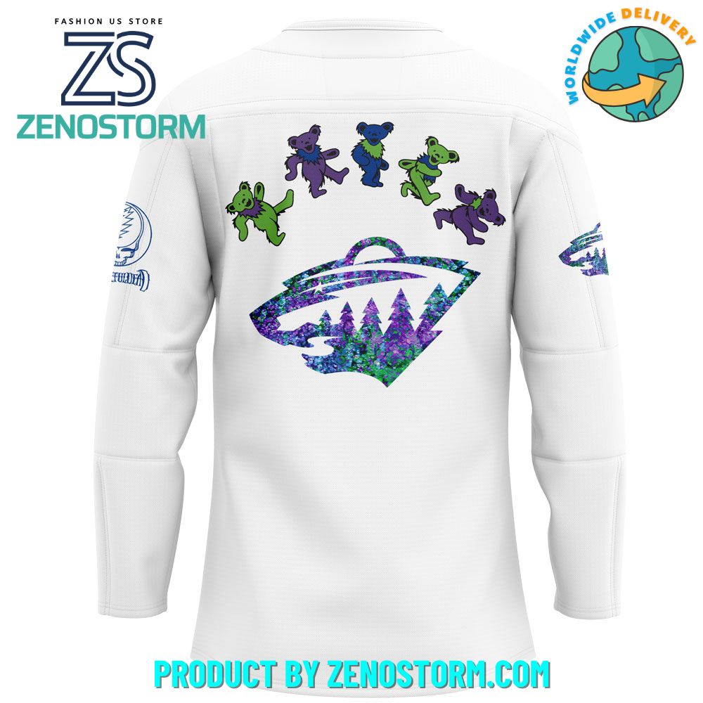 Minnesota Wild NHL x Grateful Dead Night 2025 Jersey Minnesota Wild NHL x Grateful Dead Night 2025 Jersey