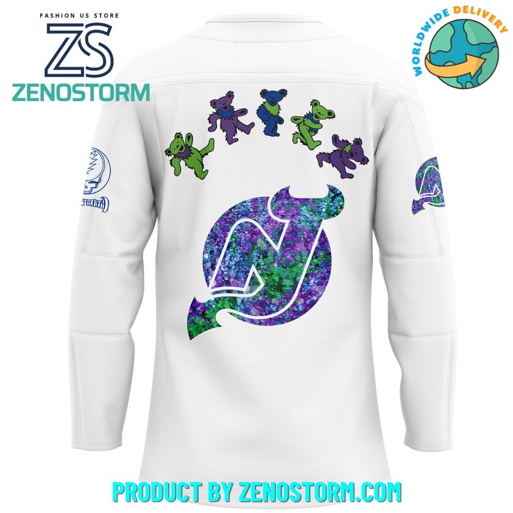New Jersey Devils NHL x Grateful Dead Night 2025 Jersey New Jersey Devils NHL x Grateful Dead Night 2025 Jersey