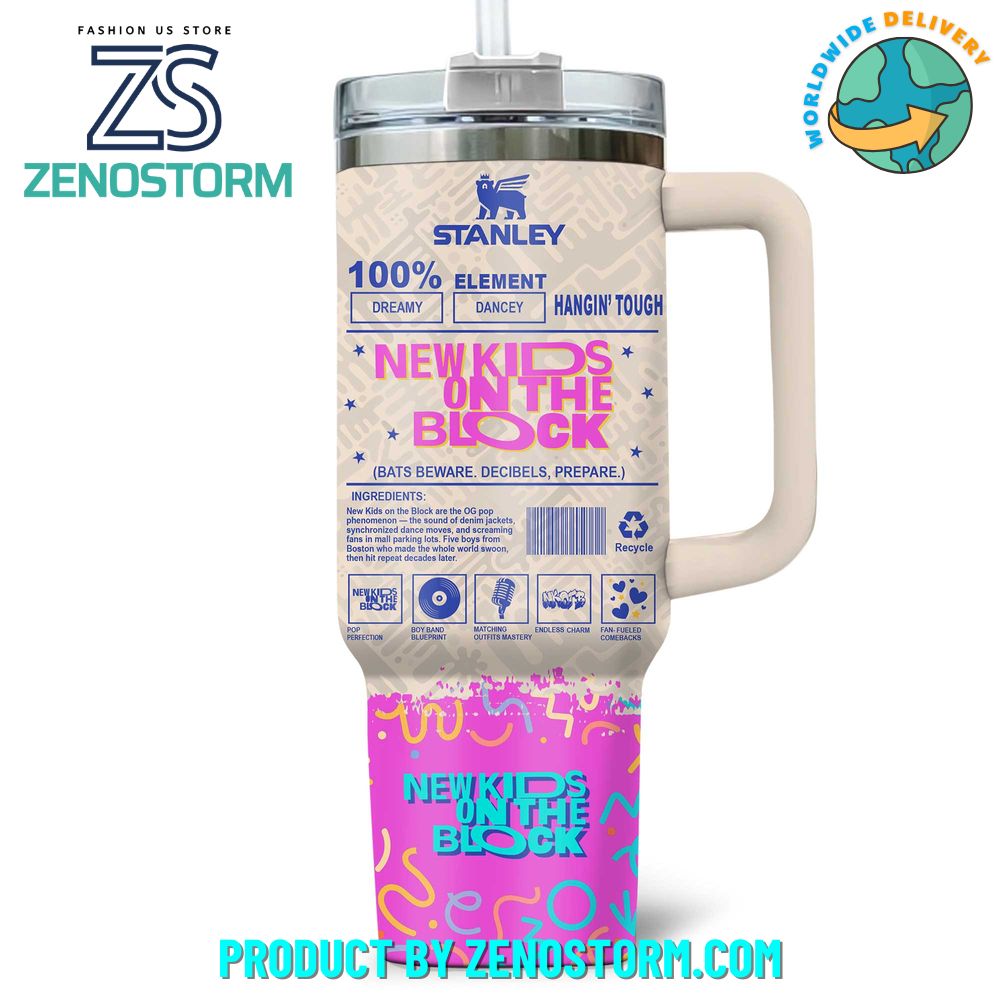 New Kids on the Block Hangin’ Tough 40oz Stanley Tumbler New Kids on the Block Hangin’ Tough 40oz Stanley Tumbler