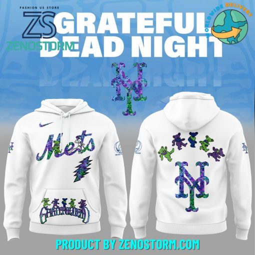 New York Mets MLB x Grateful Dead Night Hoodie Set 2025