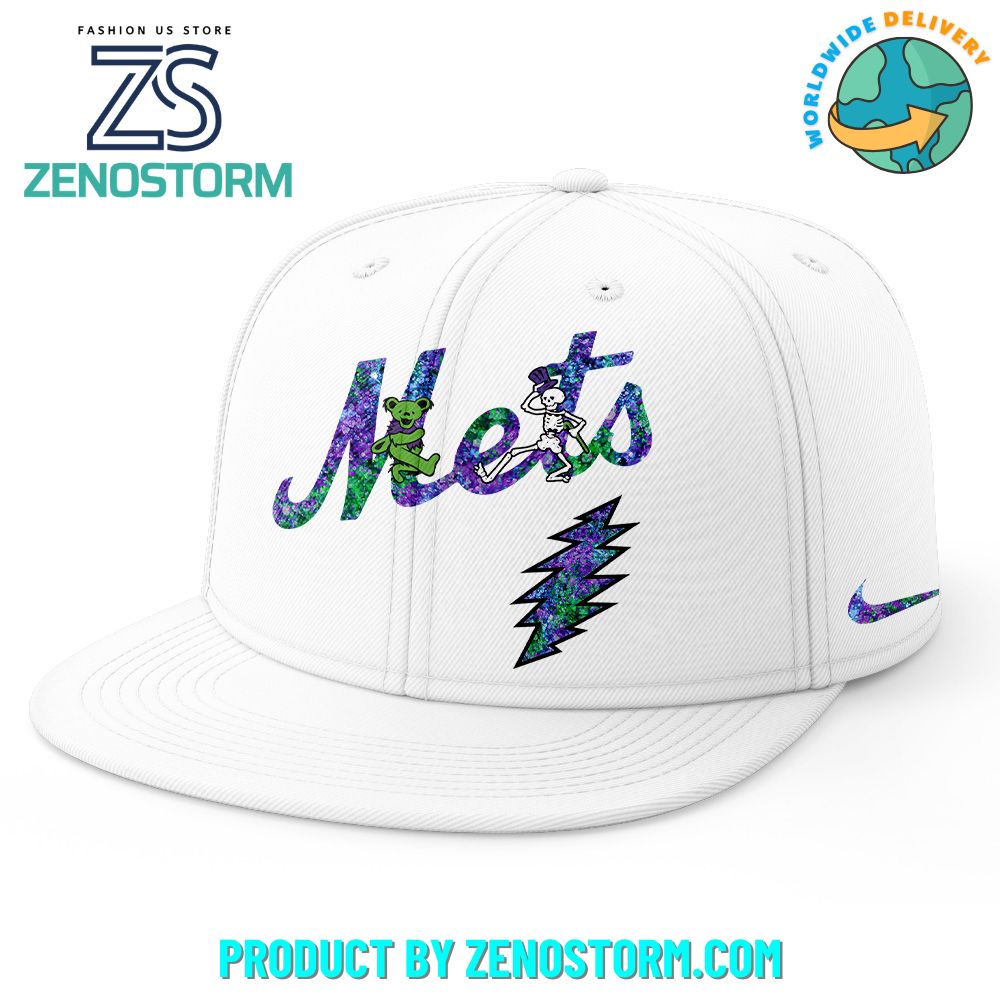 New York Mets MLB x Grateful Dead Night Snapback 2025 New York Mets MLB x Grateful Dead Night Snapback 2025