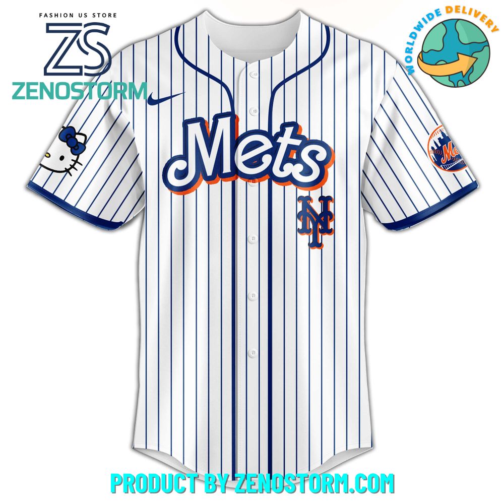 New York Mets MLB x Hello Kitty Night Jersey 2025 New York Mets MLB x Hello Kitty Night Jersey 2025