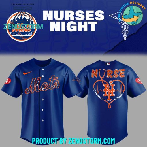 New York Mets MLB x Nurses Night 2025 Jersey