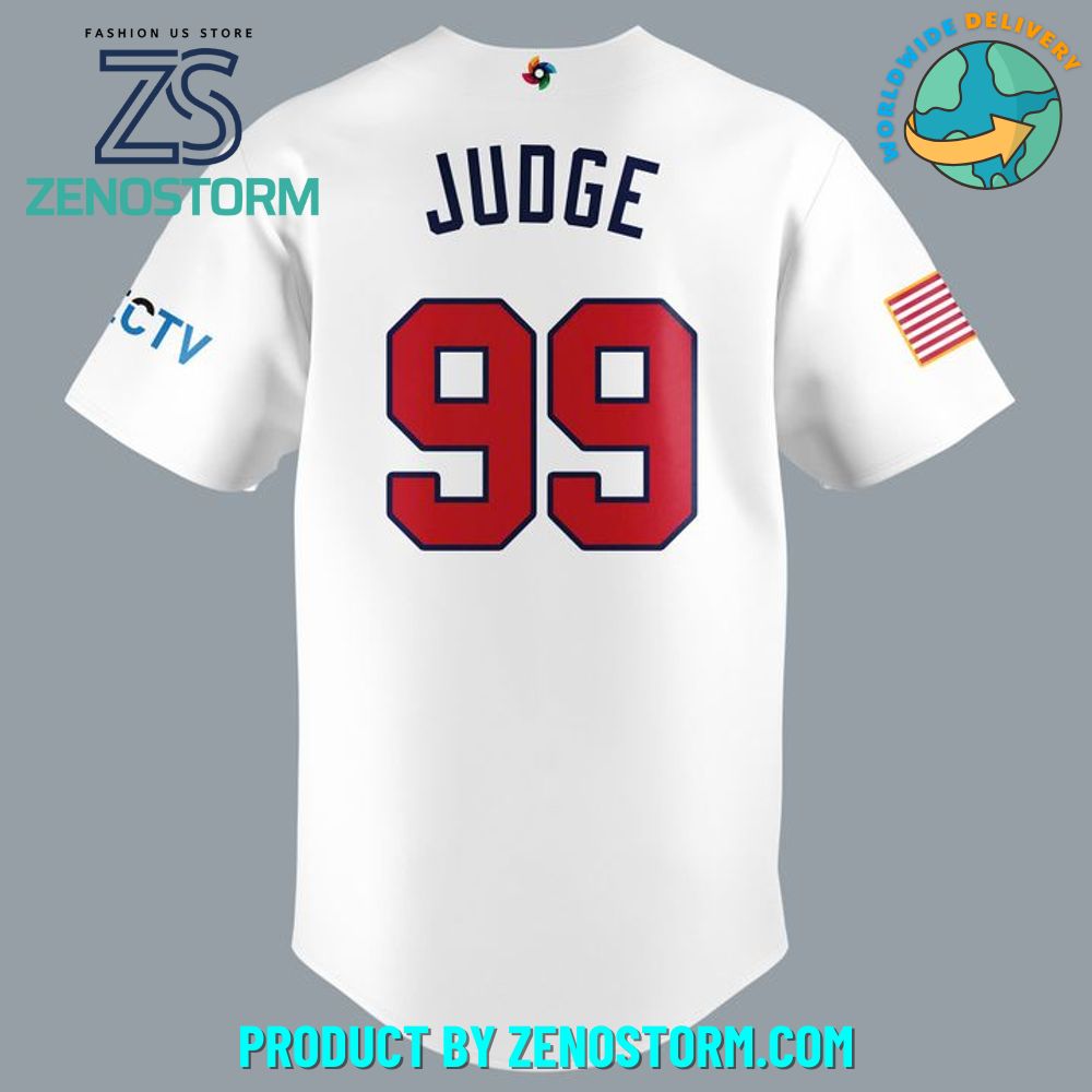 New York Yankees Aaron Judge 2026 World Baseball Jersey New York Yankees Aaron Judge 2026 World Baseball Jersey