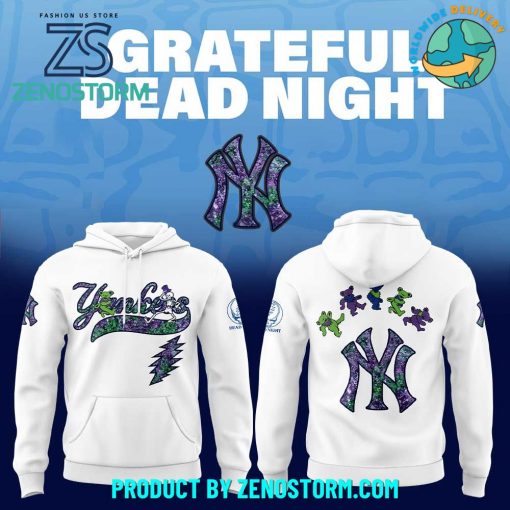 New York Yankees MLB x Grateful Dead Night Hoodie Set 2025