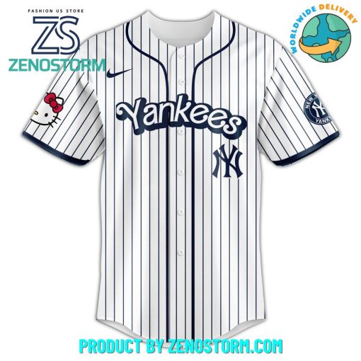 New York Yankees MLB x Hello Kitty Night Jersey 2025