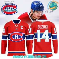 Nick Suzuki Autographed Montreal Canadiens Hockey Jersey