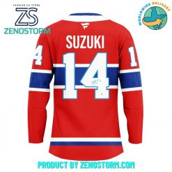 Nick Suzuki Autographed Montreal Canadiens Hockey Jersey