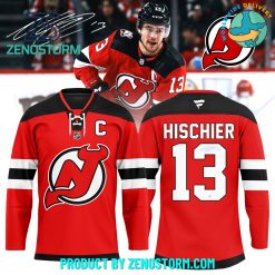 Nico Hischier Autographed New Jersey Devils Hockey Jersey