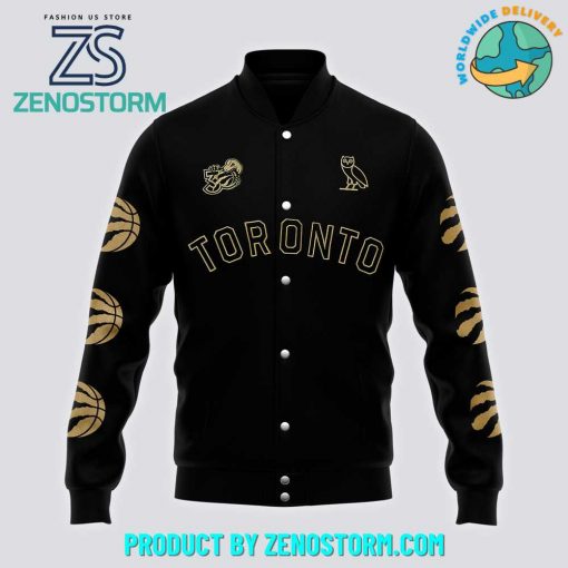 OVO X NBA Toronto Raptors 2025 Limited Baseball Jacket