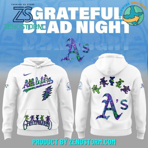 Oakland Athletics MLB x Grateful Dead Night Hoodie Set 2025