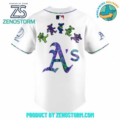 Oakland Athletics MLB x Grateful Dead Night Jersey 2025