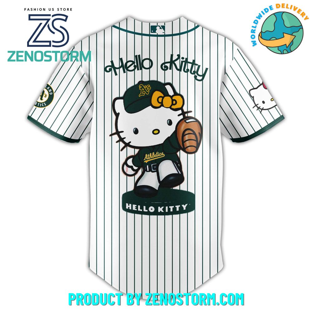 Oakland Athletics MLB x Hello Kitty Night Jersey 2025 Oakland Athletics MLB x Hello Kitty Night Jersey 2025