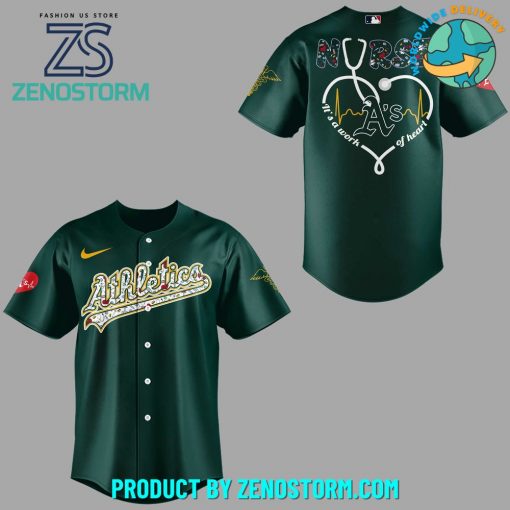 Oakland Athletics MLB x Nurses Night 2025 Jersey