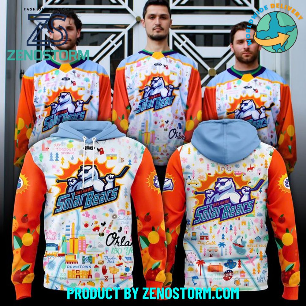 Orlando Solar Bears 150 Years of Limited Edition Hoodie Set 2025 Orlando Solar Bears 150 Years of Limited Edition Hoodie Set 2025