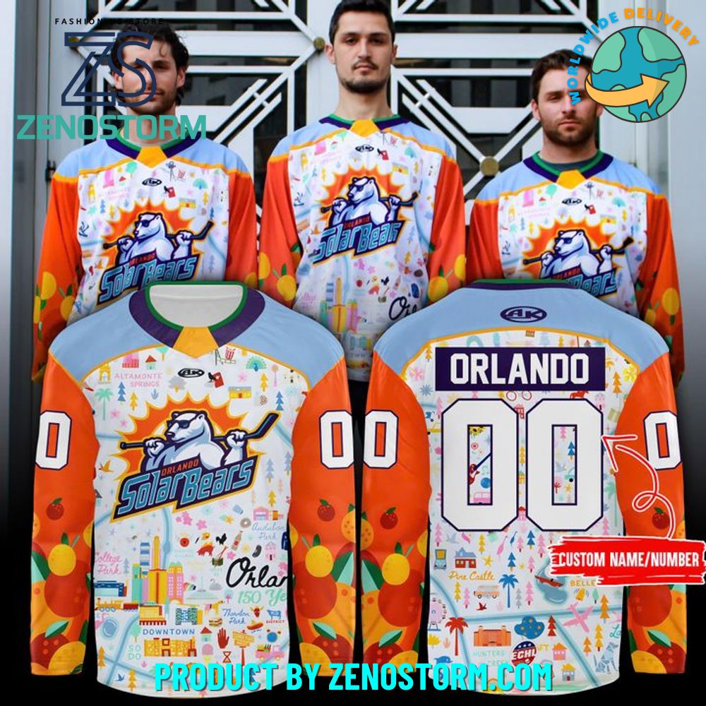 Orlando Solar Bears 150 Years of Limited Edition Jersey 2025 Orlando Solar Bears 150 Years of Limited Edition Jersey 2025