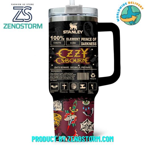 Ozzy Osbourne Prince of Darkness Special Stanley Tumbler