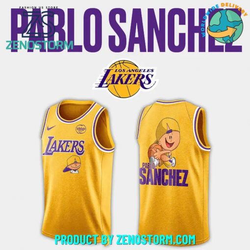 Pablo Sanchez x Los Angeles Lakers NBA Limited Basetball Jersey