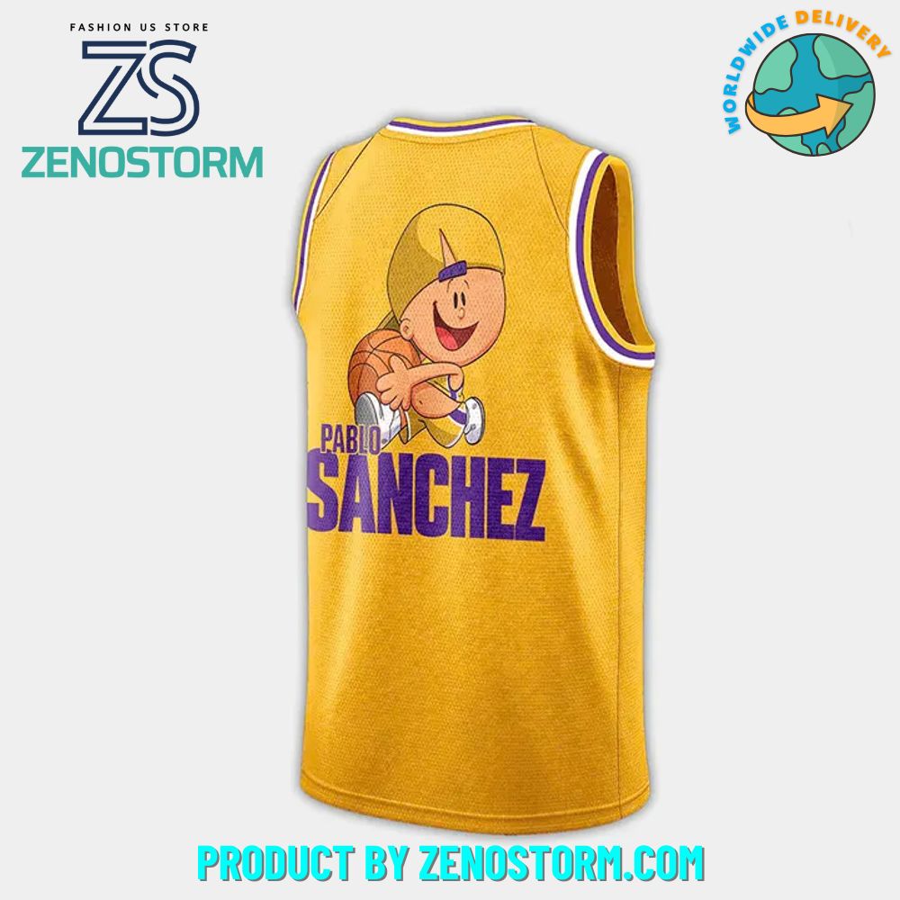 Pablo Sanchez x Los Angeles Lakers NBA Limited Basetball Jersey Pablo Sanchez x Los Angeles Lakers NBA Limited Basetball Jersey