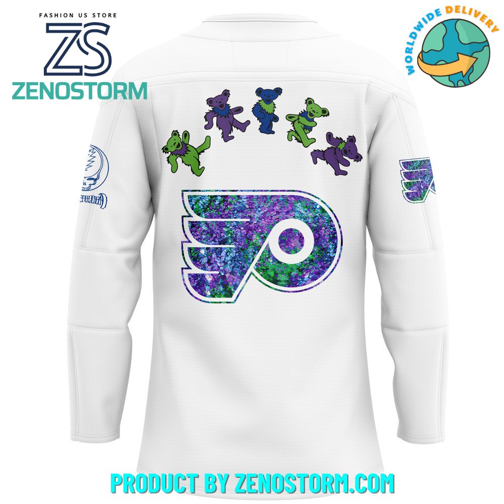 Philadelphia Flyers NHL x Grateful Dead Night 2025 Jersey Philadelphia Flyers NHL x Grateful Dead Night 2025 Jersey