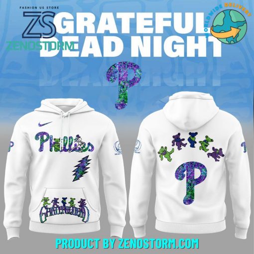 Philadelphia Phillies MLB x Grateful Dead Night Hoodie Set 2025