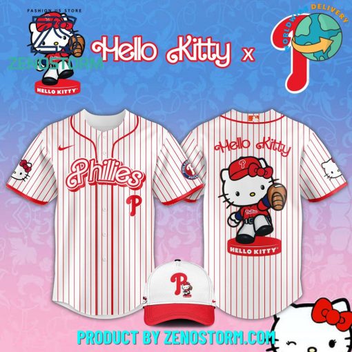 Philadelphia Phillies MLB x Hello Kitty Night Jersey 2025