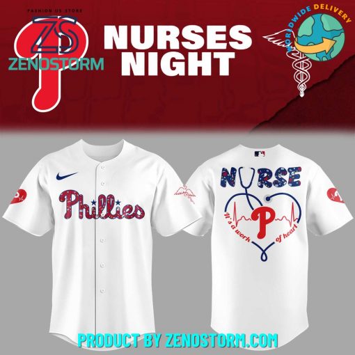 Philadelphia Phillies MLB x Nurses Night 2025 Jersey