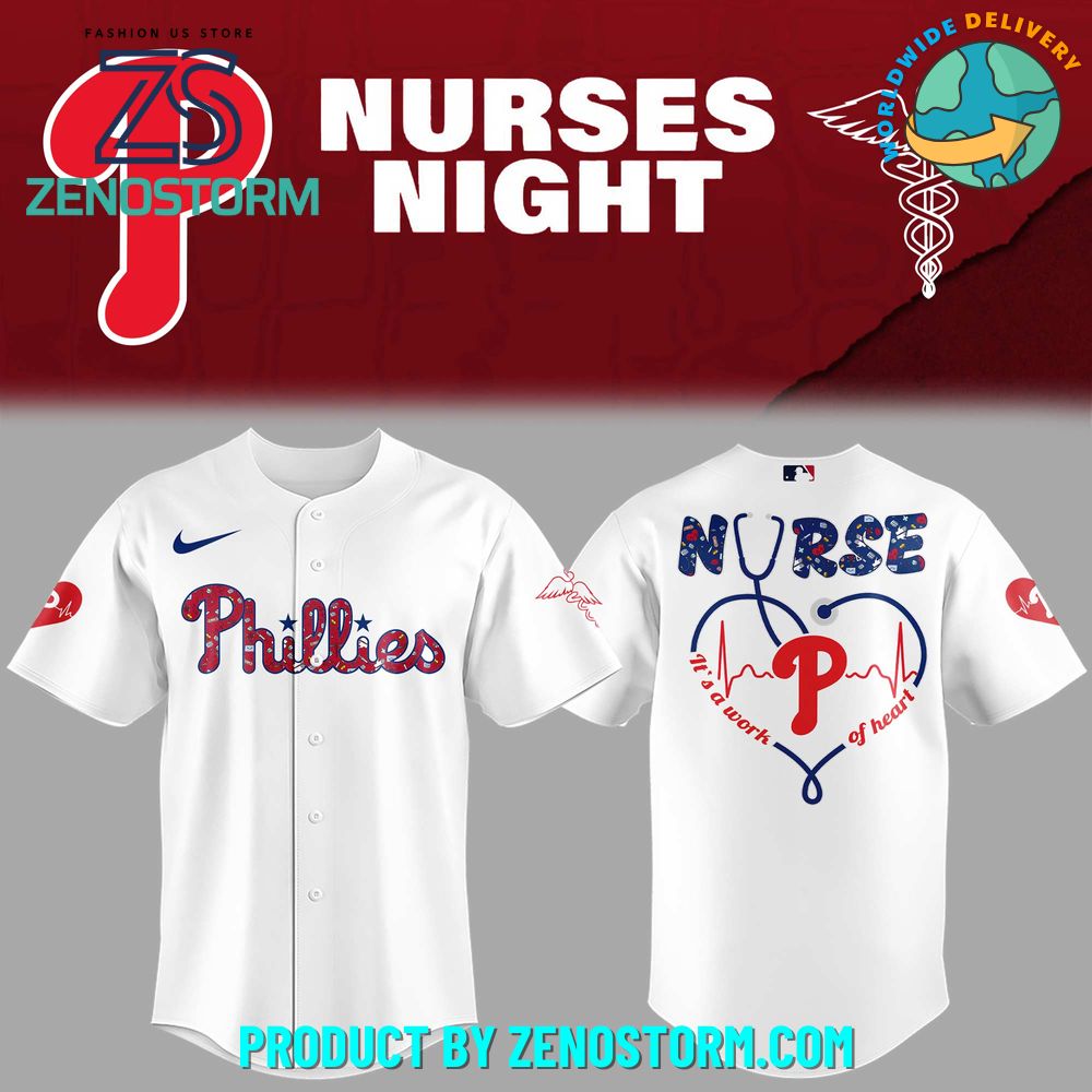 Philadelphia Phillies MLB x Nurses Night 2025 Jersey Philadelphia Phillies MLB x Nurses Night 2025 Jersey