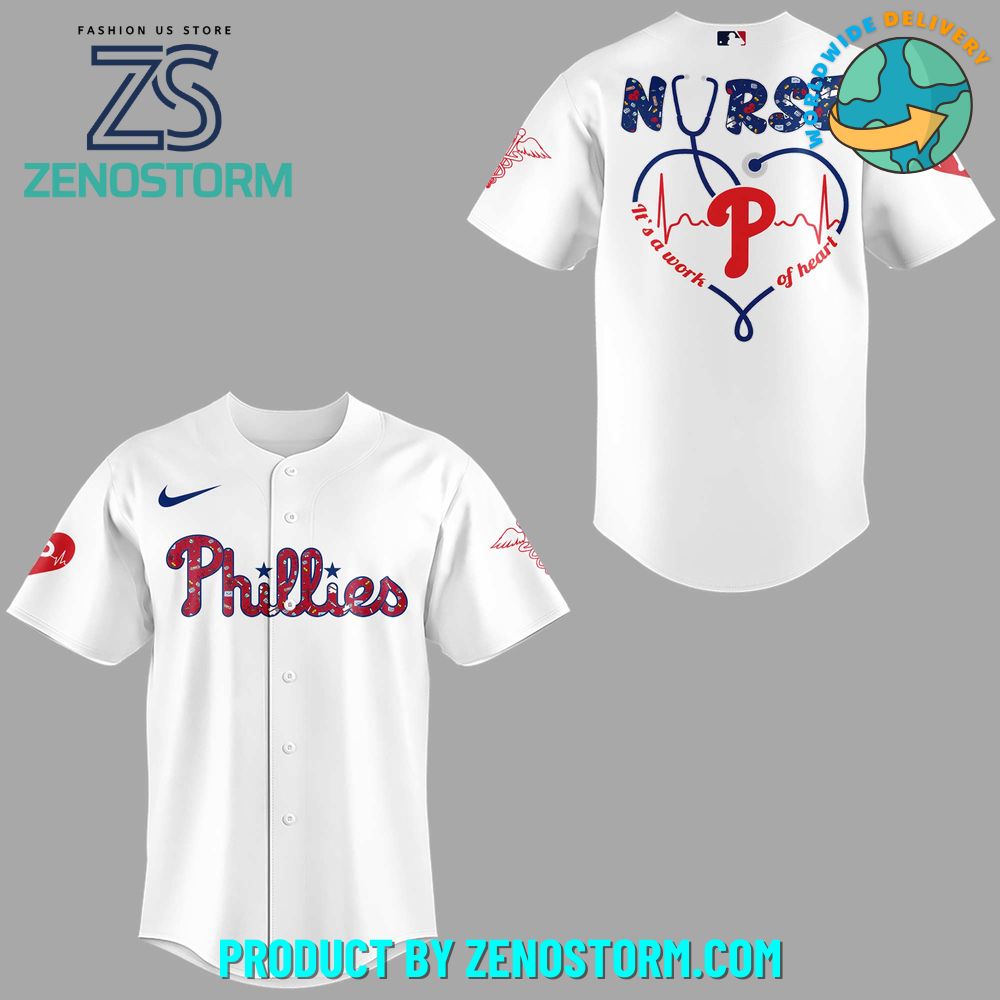 Philadelphia Phillies MLB x Nurses Night 2025 Jersey Philadelphia Phillies MLB x Nurses Night 2025 Jersey