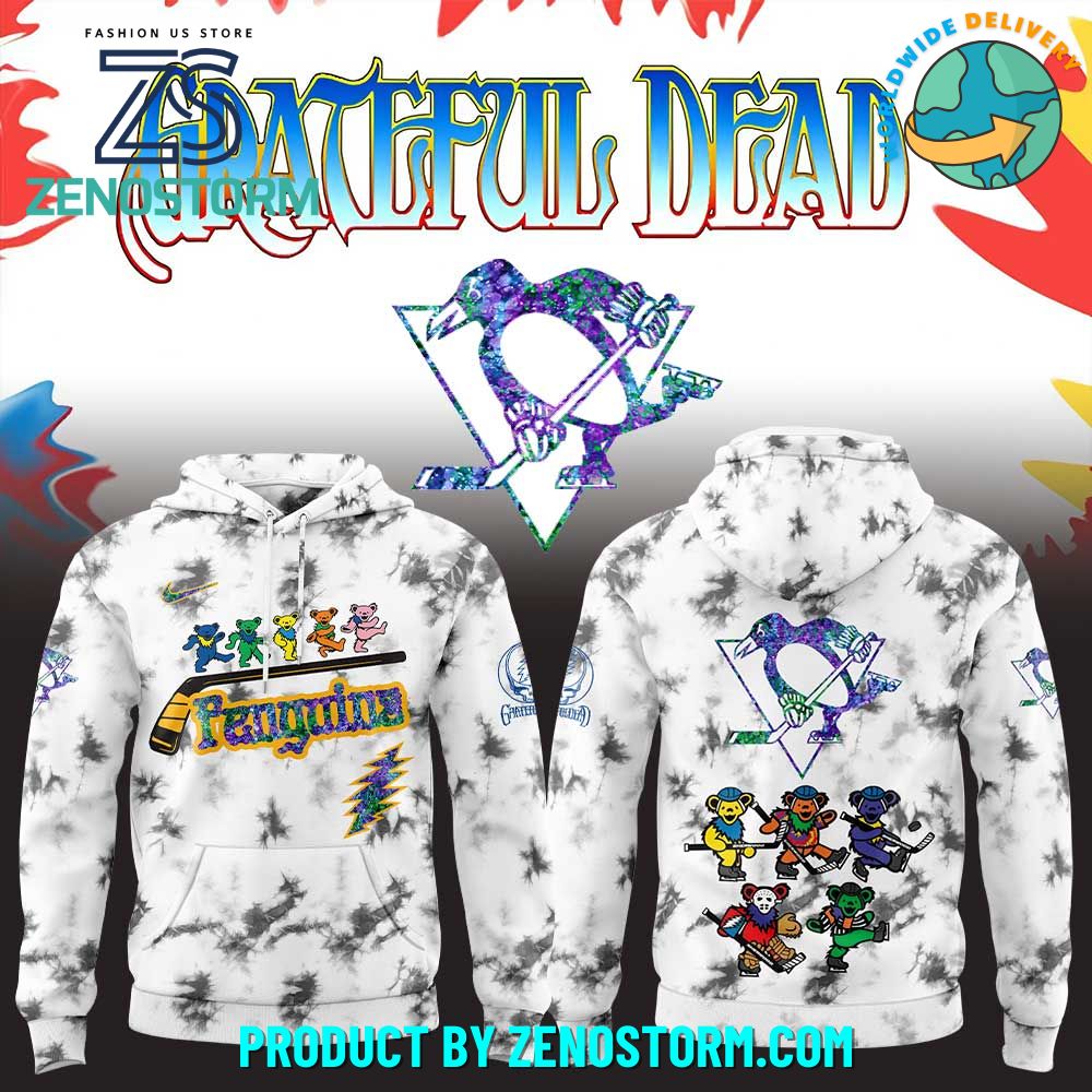Pittsburgh Penguins NHL x Grateful Dead Night Hoodie Set 2025 Pittsburgh Penguins NHL x Grateful Dead Night Hoodie Set 2025