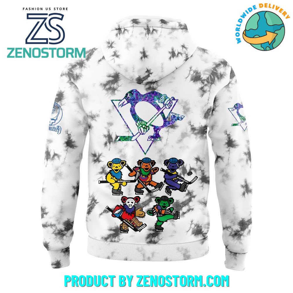 Pittsburgh Penguins NHL x Grateful Dead Night Hoodie Set 2025 Pittsburgh Penguins NHL x Grateful Dead Night Hoodie Set 2025