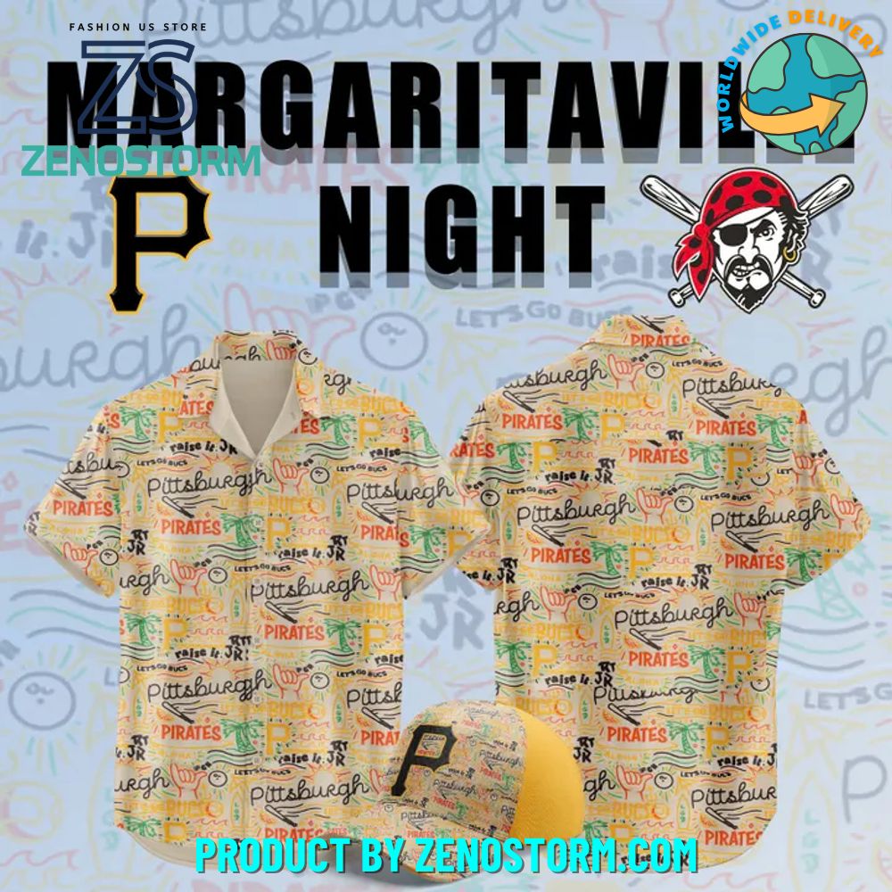 Pittsburgh Pirates Margaritaville Night 2025 Hawaiian Shirt Pittsburgh Pirates Margaritaville Night 2025 Hawaiian Shirt