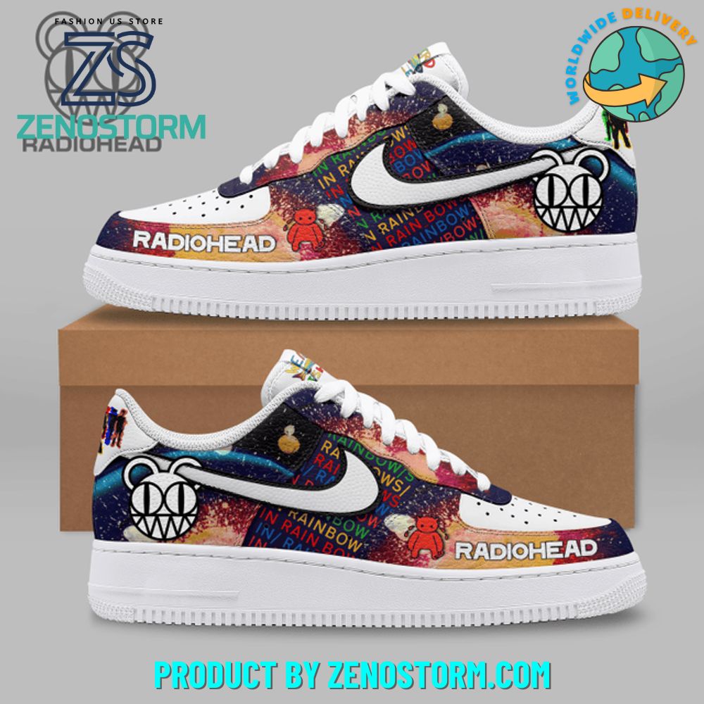 Radiohead Band In Rainbows Limited Edition Nike Air Force 1 Radiohead Band In Rainbows Limited Edition Nike Air Force 1